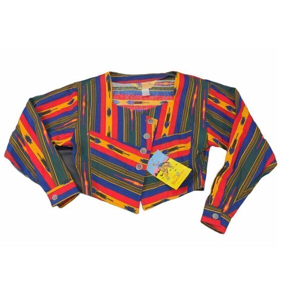 ‎P.S. Rhinestones Panhandle Slim XS Top Vintage - Picture 1 of 7